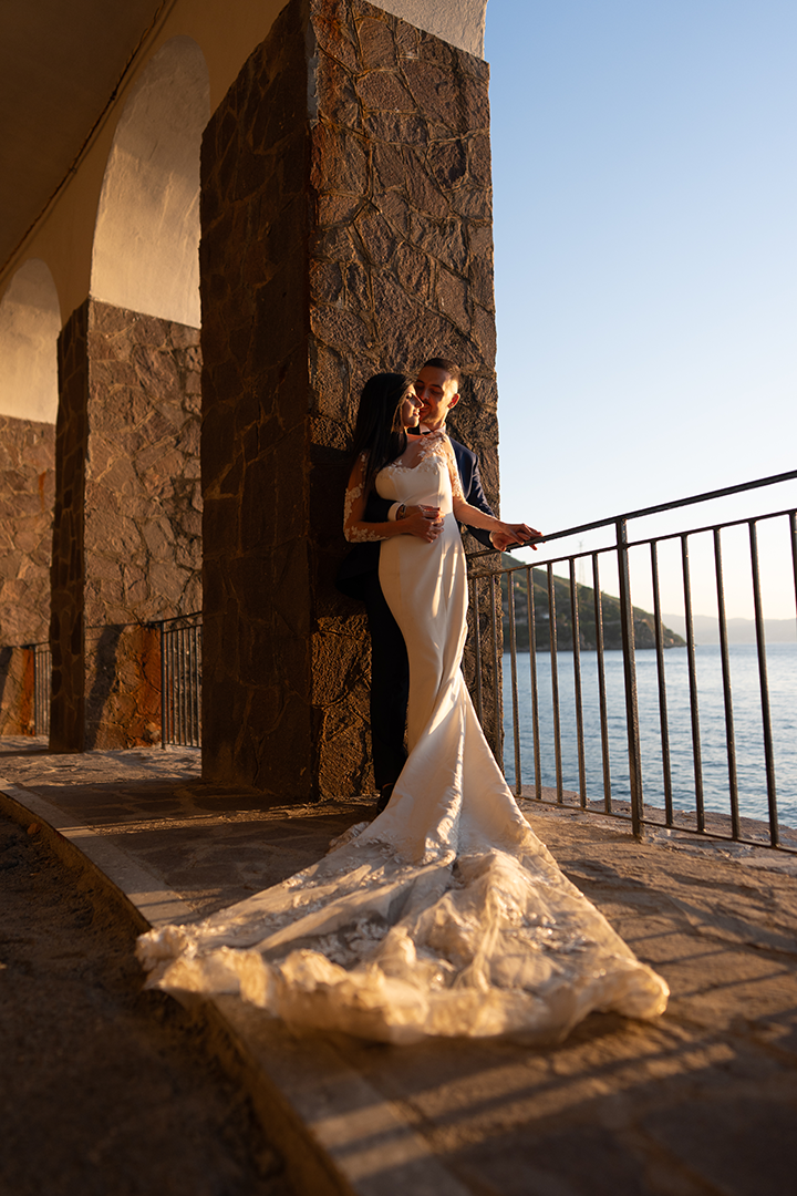 Wedding detail shot in the historic city of Siracusa, Sicily